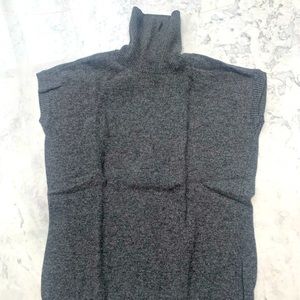 Grey Turtleneck Sweater